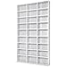 Price comparison product image TecTake CD DVD storage tower rack for 1080 CDs - different colours - White | no. 401703)
