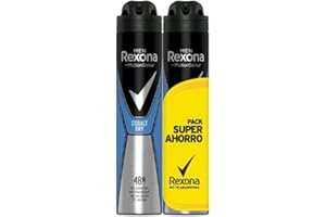 Rexona Cobalt Dry Lot de 2 déodorants anti-transpirants pour homme 2 x 200 ml L'emballage peut varier