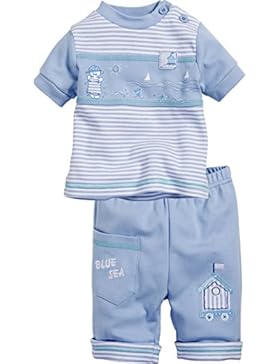Schnizler Jungen Bekleidungsset 2-teilig Blue Sea mit T-shirt und Bermuda Shorts, Oeko-tex Standard 100