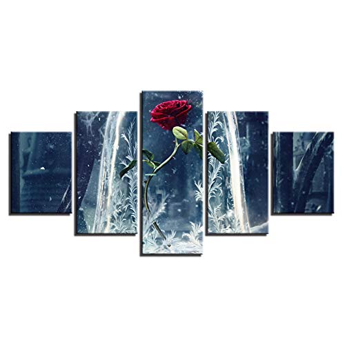 EXQART Cliquez Ici pour Voir des Images HD avec Les détails de Votre Produit Fond d'écran modulaire pour Une Impression de qualité supérieure (Pas de Cadre)