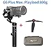 Price comparison product image FeiyuTech Feiyu G6 Plus 3-Axis Brushless Handheld Gimbal Stabilizer Splash-proof 800g Payload 12 Hours Running Time For Gopro, Xiaomi, Yi Cam 4K, Sony Rx0, Iphone X 8 7 Plus, Samsung S9 S8, Mirrorless Pocket Cameras With Feiyu Tripod
