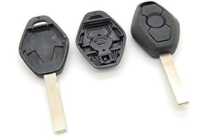lakamodo Coque pour clé plip télécommande Compatible BMW Serie Z4 E38 E39 E46 M5 M3 + Lame Vierge