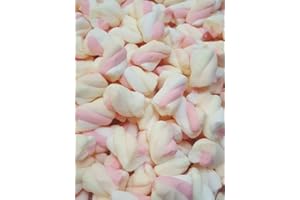 ROCH SWEETS Mini Twist Marshmallow Sweets HALAL (1000g)