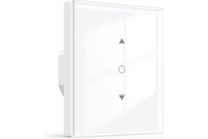 6.1 Gen: Maxcio WLAN Roller Shutter Switch Compatible with Alexa, Google Home, Smart Roller Shutter Switch with Percentage Control, Timer and Voice Control, Neutral Conductor Required, 2.4G WiFi