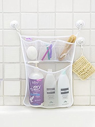 Bad Spielzeug Organizer mehrere Taschen + Bonus von 3 Robust Lock Saugnäpfe und strapazierfähig schimmelresistente Mesh waschbar + Garantie … - 6