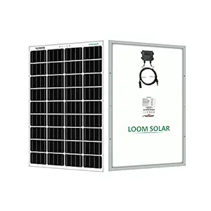 LOOM SOLAR 125 watt-12 Volt Mono PERC Panel Single Panel