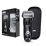 Braun Series 7 Electric Shaver for Men 7842s, Wet and Dry, Integrated Precision Trimmer, Rechargeable and Cordless Razor with Travel Case, Black