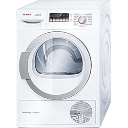 Bosch WTW86271 Sèche-linge à pompe à chaleur - Efficacité énergétique A++ - Capacité 8 kg - Blanc - Condensateur autonettoyant