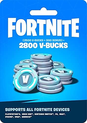 Fortnite 2800 V-Bucks Gift Card + Fortnite - Harley Quinn's Revenge Back Bling (DLC) Epic Games (NO CD/