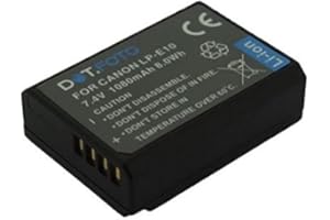 Dot.Foto LP-E10 Premium 7.4v / 1080mAh Rechargeable Battery for Canon EOS 1100D, 1200D, 1300D, 2000D, 4000D