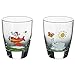 Produktbild Otto by Ritzenhoff AG OW-0018 Wasserglas, Trinkglas, Ottifanten, Otto Waalkes, 300 ml, 2-er Set