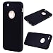 Produktbild Nancen Case Apple iPhone 5 / 5S / SE (4 Zoll) Handy Hülle Einfarbig Schwarz. Weich TPU Silikon Case