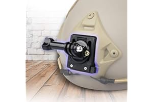 Yosoo Health Gear Adaptador de base de casco, soporte de cámara para casco Airsoft, accesorios tácticos para casco militar, soporte adaptador de base de montaje fijo para videocámara G-o-p-r-o