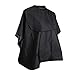 Segbeauty® Waterproof Nylon Salon Hair Cape Barber Cape, Velcro Closure Odourless Hair Stylist Cape, Black Mini Comb-out Make-up Beard Trimming Shampoo Hair Color Haircut Apron