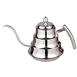 Con un caudal de agua de 1,2 litros de capacidad, la lenta y precisa puede extraer el máximo sabor al proceso de preparación de café o té con el método de verter más. .