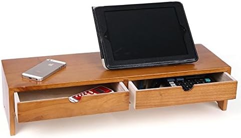 Computer Monitor Increase Height Bracket, Keyboard Storage Bracket, Multi-Purpose Desktop Storage Base Cabinet