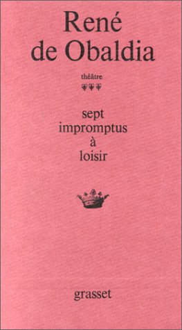 couverture de : Sept impromptus &agrave; loisir