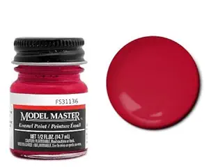 Insignia Red Enamel Paint .5 Oz Bottle Fs 31136