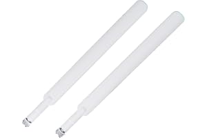 NETVIP SMA Antena 9DBI de alto rendimiento 4G LTE Antena WiFi señal Booster Amplificador Módem Adaptador de Red Receptor Antena de Alto Alcance para Huawei B593/B880/E5175/E5186/B890 etc (2 unidades)