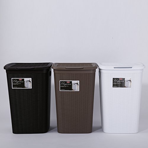 Stefanplast 30051 Wäschekorb mit praktischem Klappdeckel und Fassungsvermögen, 50 L - 6