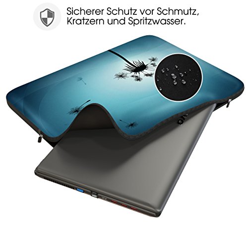 Sidorenko Designer Laptophülle für Laptops mit einer Bildschirmdiagonale von 33-33,8 cm ( 13-13,3 Zoll, MacBook Air, Macbook Pro Retina Display ) neopren max. Geräteabmessungen 32,5 cm x 23 cm - 3