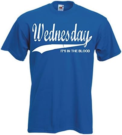 Wednesday It's in the Blood Sheffield Wednesday Football T Shirt (Medium)