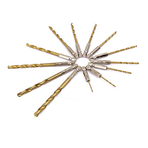 13pcs Sechskantschaft Schnellwechsel Cobalt Bohrer Gesetzt Multi Bits - 3