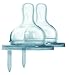 Pura Kiki slow flow Wide Neck Natural Vent silicone Teat (2-Piece)