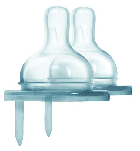 Pura Kiki slow flow Wide Neck Natural Vent silicone Teat (2-Piece)