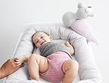 BabyDan Cuddle Babynest (0 bis 6 Monate, Grau) - 5
