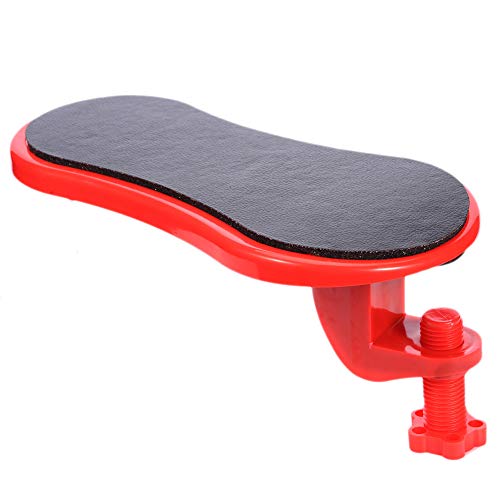 Preisvergleich Produktbild Handschulterschutz Armlehnenpolster Ergonomische Rückenlehne Schreibtisch anbringbar Computertisch Armstütze Mauspads Armlehnen Stuhl Verlängerung für Tisch rot