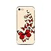 Produktbild LaiXin Cell phone cover für iphone6/6s Kunststoff geschützt Anti-scratch Anti Finger silikonhülle Ultradünnen TPU Tasche mit Schmetterlings muster Design-Großer roter Schmetterling