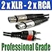 Price comparison product image Dual 1.5M | 2 x XLR Female Socket to 2 x RCA Phono 261