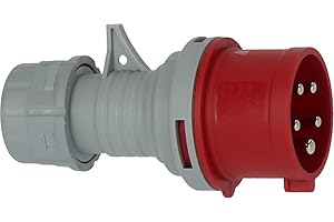 ‎BRENNENSTUHL Brennenstuhl CEE-Stecker 400V/16A (für die Verwendung im Außenbereich IP44, schraubbare Anschlusstechnik, 5-polig)