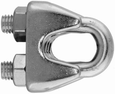 Dutyhook 10 Wire Rope Clip, Stainless Steel AISI 316