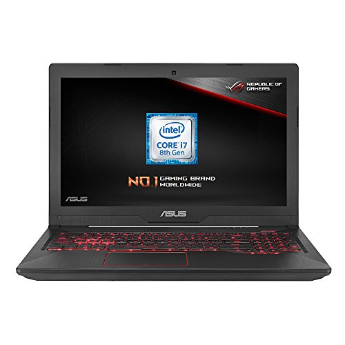 ASUS FX504GE-DM176T 15 6-inch Full HD Gaming Laptop  Intel i7-8750H  8 GB RAM  1 TB HDD   128 GB SSD  Dedicated Nvidia GTX 1050Ti Graphics  Windows 10