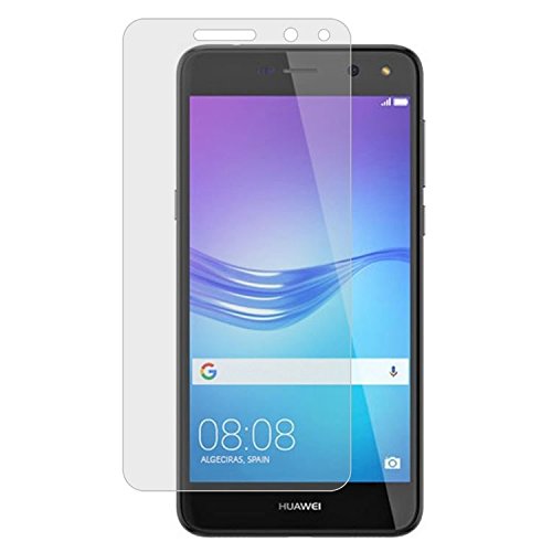 Protector de Pantalla para Huawei Y6 2017 Cristal Templado Premium - NO cubre el Borde - Alta Dureza 9H - Alta Transparencia - Sin Burbujas