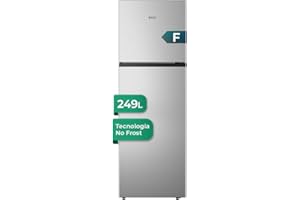 SVAN Frigorífico Combi 2 Puertas Inox SF175501FNFX. Capacidad 249 Litros, Puerta Reversible, Bajo Nivel Sonoro, Eficiencia Energética Clase F