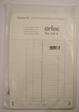 Größe: 16 x 24 cm Arlac - Ersatzregister Karten (A-Z) No. 64A