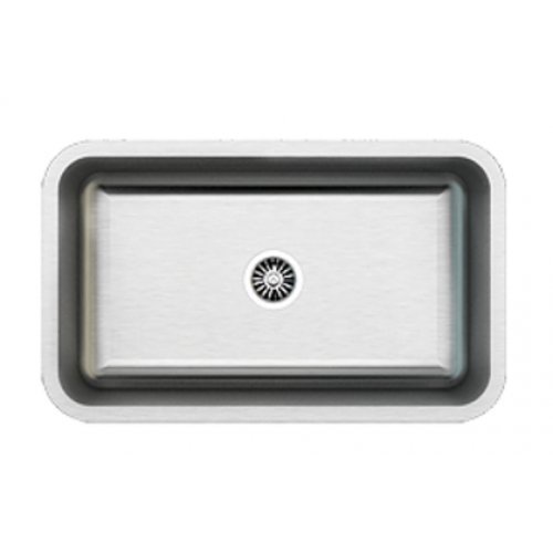 Edelstahl Unterbauspüle I Küchenspüle / Spülbecken MIZZO Sino 760 I Edelstahlspüle/ spüle 760mm x 460mm.