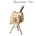 Produktbild Rolife Holzmodelle Kit 3D Holz Puzzle Holz Stifthalter DIY Spielzeug Geschenk für Kinder,und Erwachsene (Vintage Kamera)