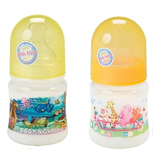 Baby Nova Baby PP Weithalsventilflasche 150ml mit Silikonsauger - 4