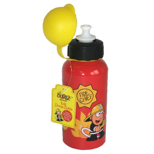 Bugzz Childrens Fire Chief Waterbottle Fireman Drinks Bottle