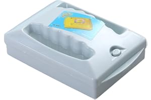 AUklOPVZZ Double Head Handheld Carpet Brush Manual Reusable Sweeper Crumb Dirt Collector Roller Accessories Random Color, Blue, 15 * 11 * 4cm