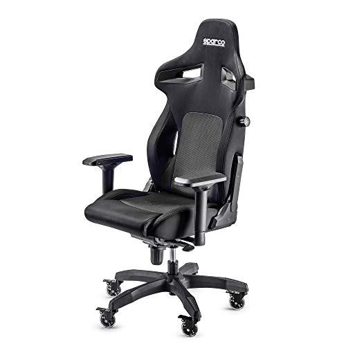 Sparco Gaming 00988NRNR Sedia da Gaming, Nero
