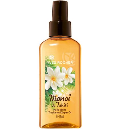 Yves Rocher – Monoï de Tahiti (125ml): Trockenes Körper-Öl für eine gepflegte, zart duftende Haut