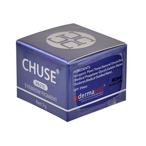 CHUSE M264 Paste Augenbrauen Pigment für Microblading Permanent Make-up Micro Pigment Kosmetische Farbe Braun Kaffee, bestanden DermaTest - 3