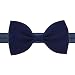 Rosennie Baby Kids Girls Mini Bowknot Hairband Elastic Headband Bow tie (Navy)