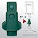 Produktbild Adapter AD12 passend für Vorwerk Kobold 120 121 122 Tiger 250 251 / Ersatzteil / Zubehör "Alt auf Neu"