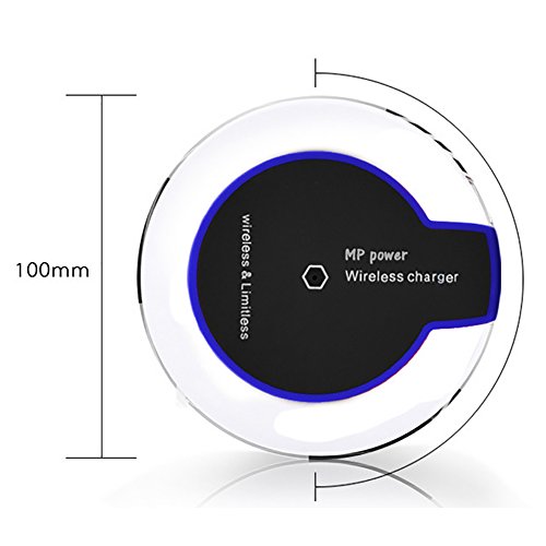 MP Power @ Blue Wireless Qi Power Charger Pad LED Charging Station for Samsung S7 S7 Edge S6 S6 Edge LG Nexus 5 Nokia 1520